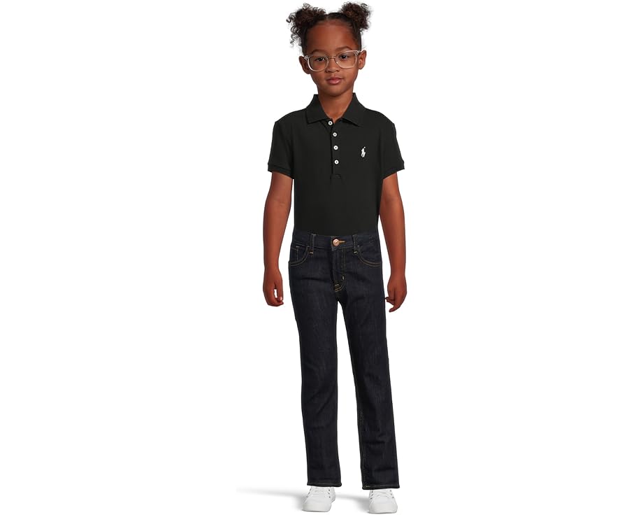 Polo Ralph Lauren Kids Поло с коротким рукавом из сетки для детей постарше