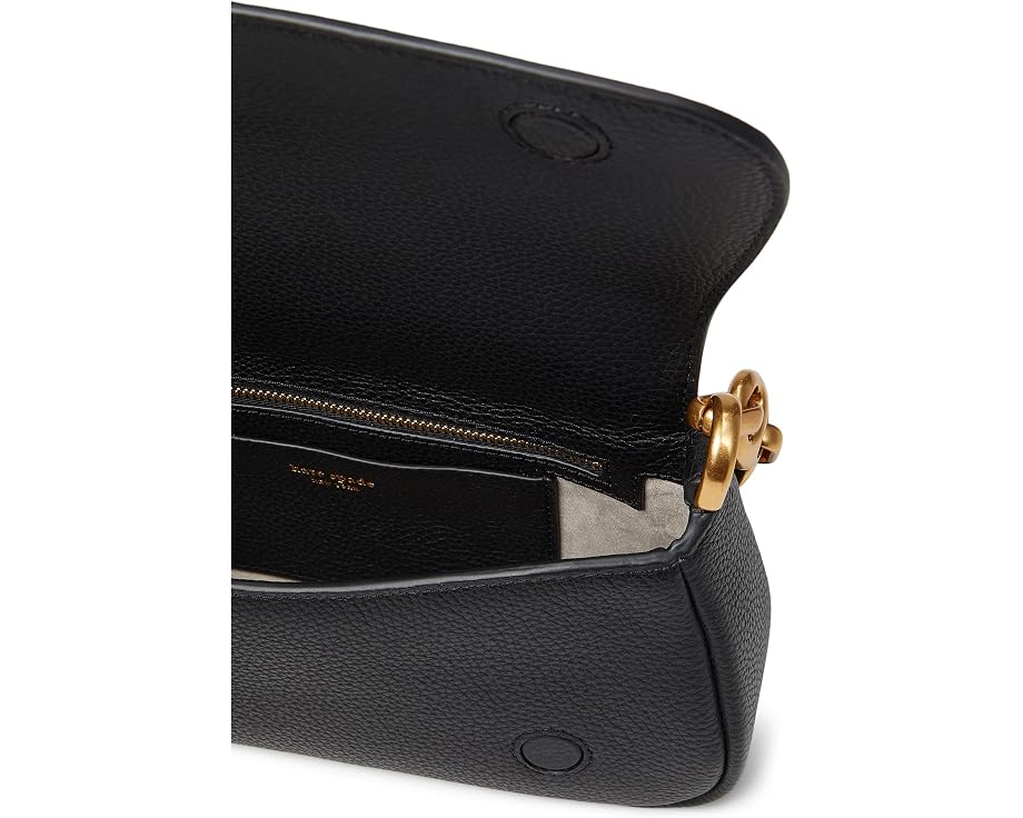 Gramercy Pebbled Leather Small Flap Shoulder Bag