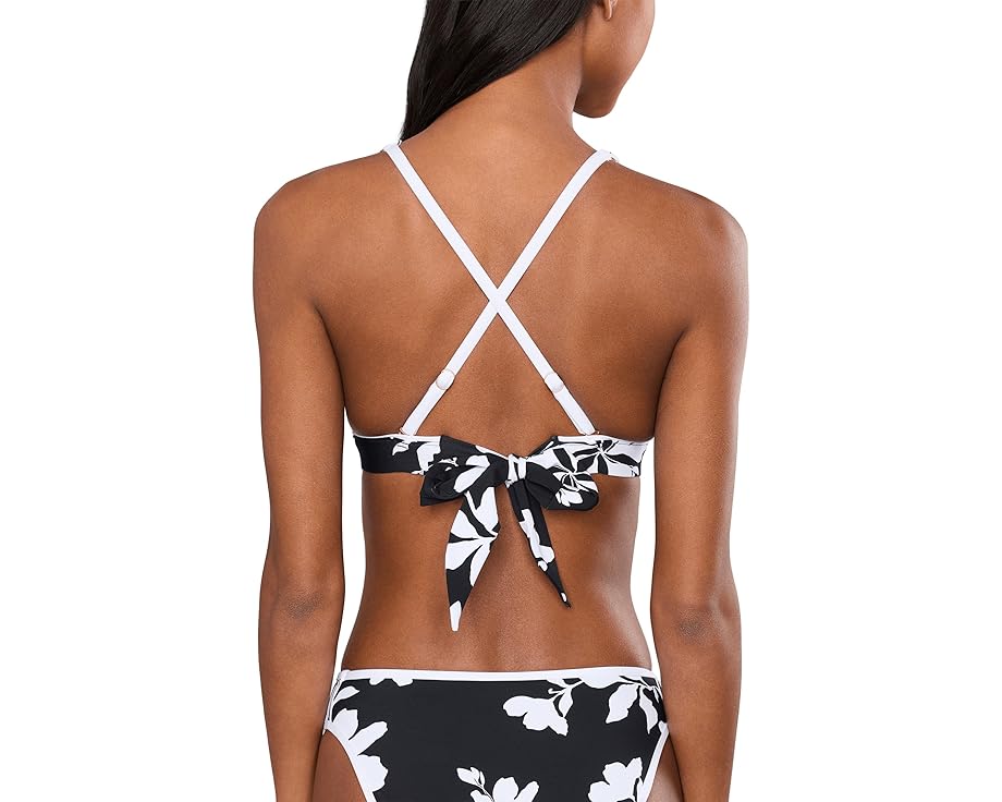 Топ бикини Seafolly Mayflower Multi Fit Longline Tri