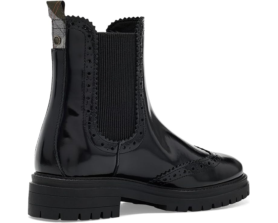 Barbour Fawne Chelsea черные кожаные ботинки