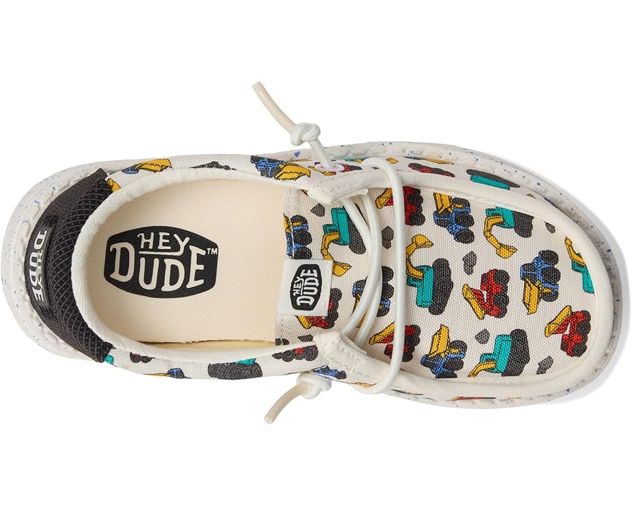 Детские кеды Hey Dude Wally Trucks для малышей с память формы и верхом из хлопка