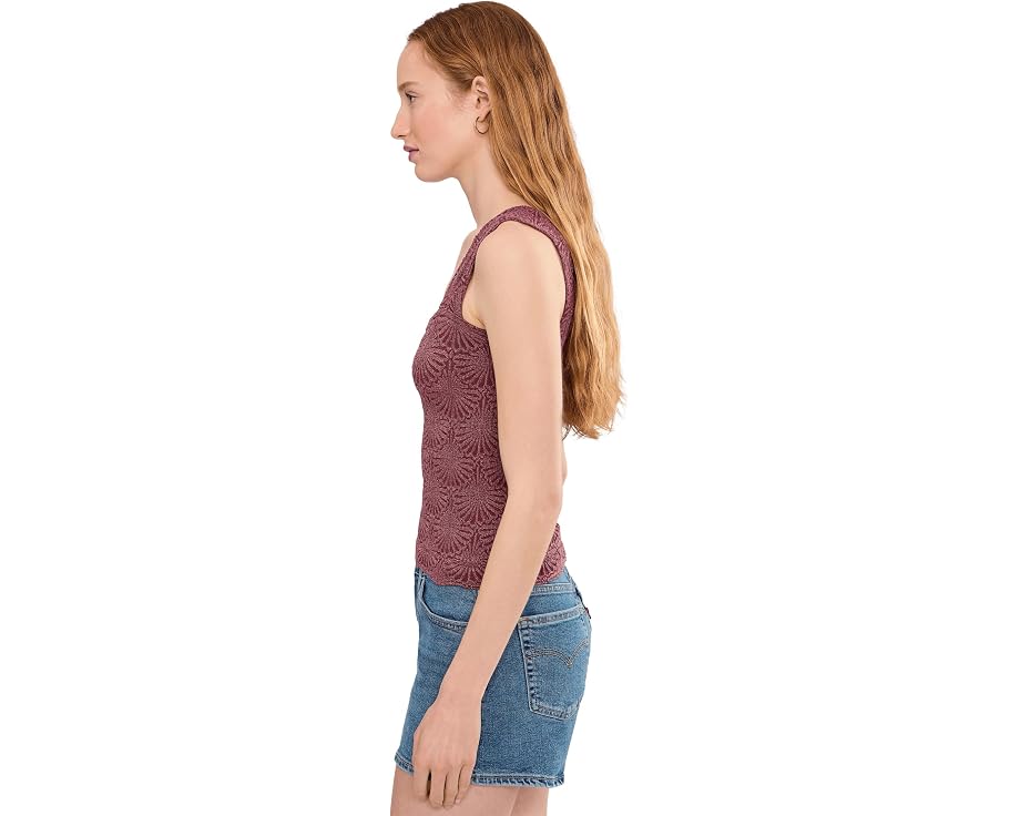 Топ Free People Love Letter Cami с цветочным жаккардом и рюшами