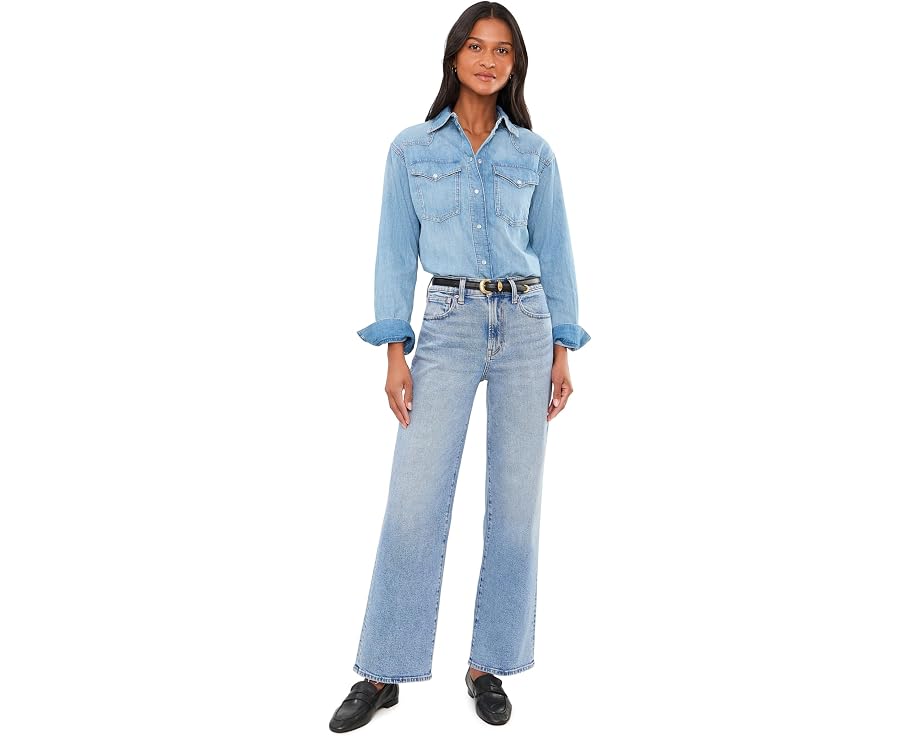 Madewell рубашка Denim Oversized Western женская