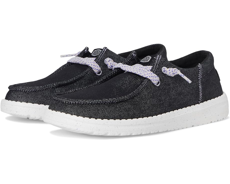 Детские слипоны Hey Dude Kids Wendy Funk Friendship Lace с эластичными шнурками