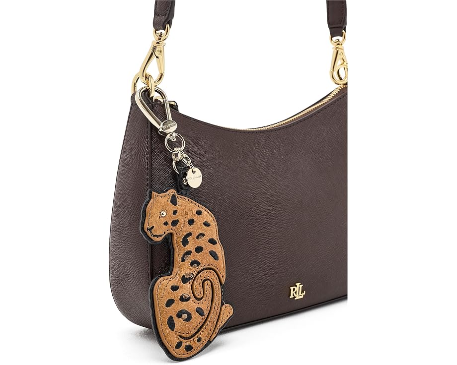 Брелок Brahmin Leopard из кожи