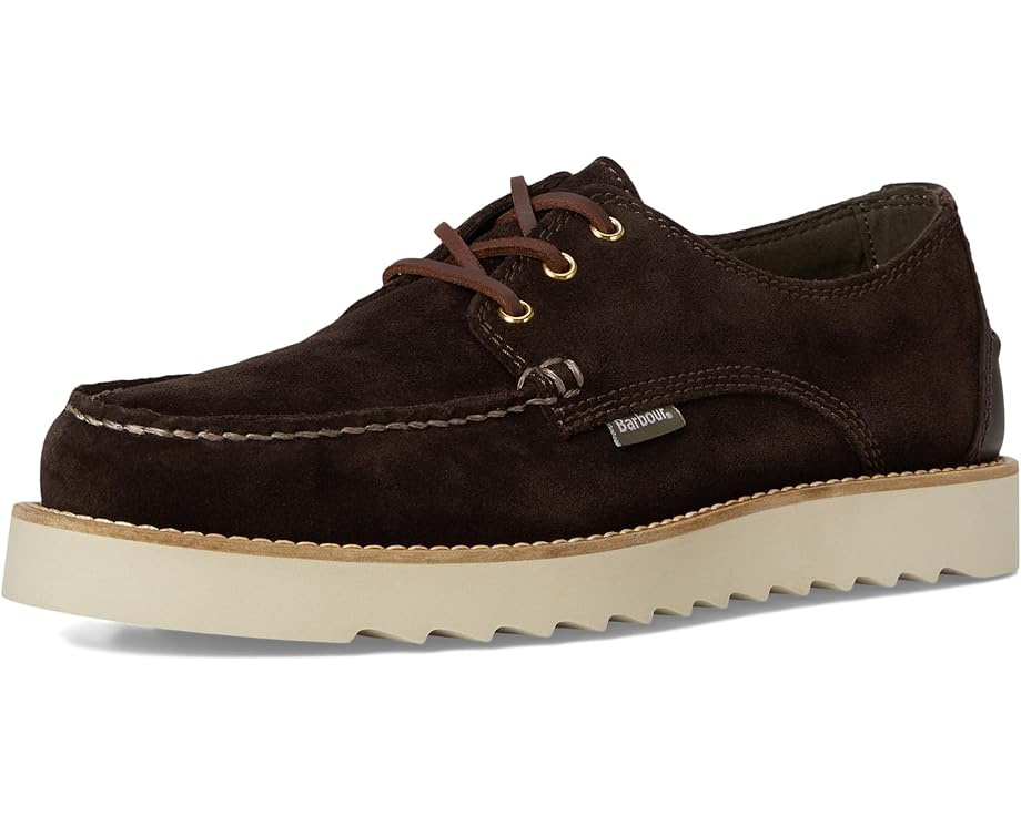 Туфли Derby Barbour Aydon из мягкой замши с клиновидной подошвой