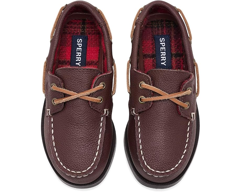 Кожаные мокасины Sperry Authentic Original с системой Wave-Siping для детей