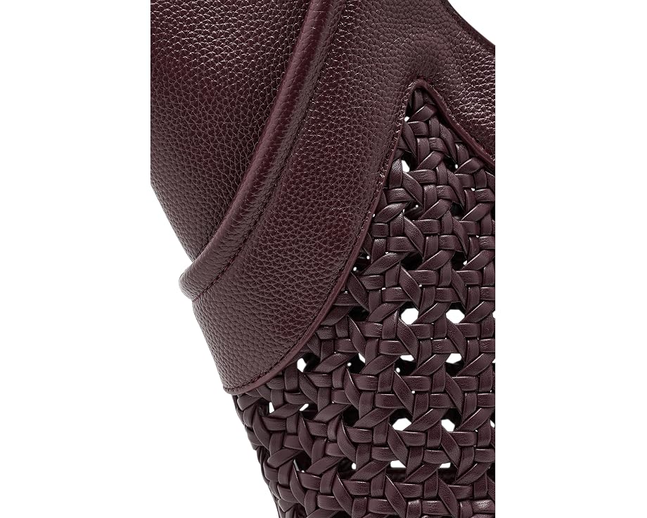 Maribel Woven Panel Tote Bag