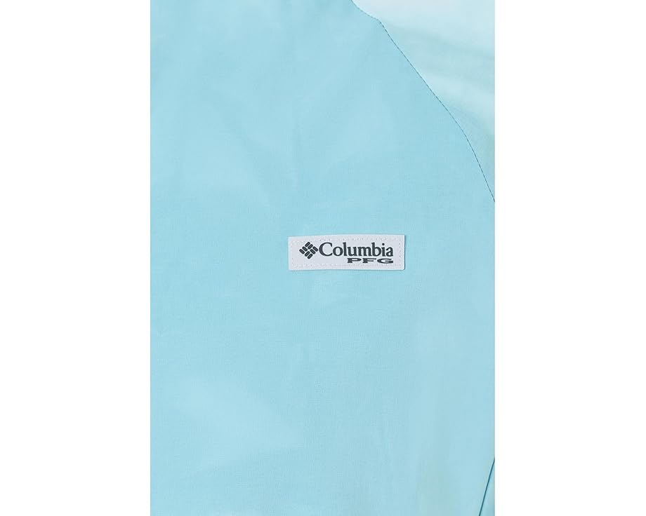Толстовка Columbia PFG Uncharted Cloud с полузастежкой и принтом тай-дай