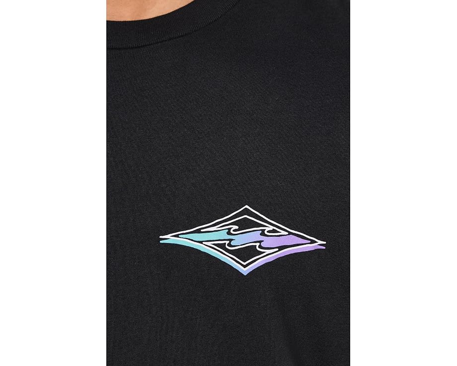 Биллабонг футболка Crayon Wave Premium Short Sleeve хлопковая