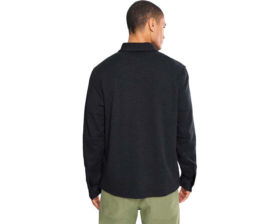 Herringbone Long Sleeve Button-Down
