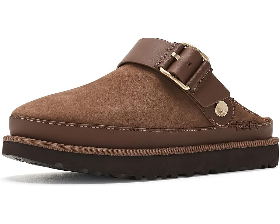 UGG Goldenstar Villa Clogs из нубука с регулируемым задним ремешком