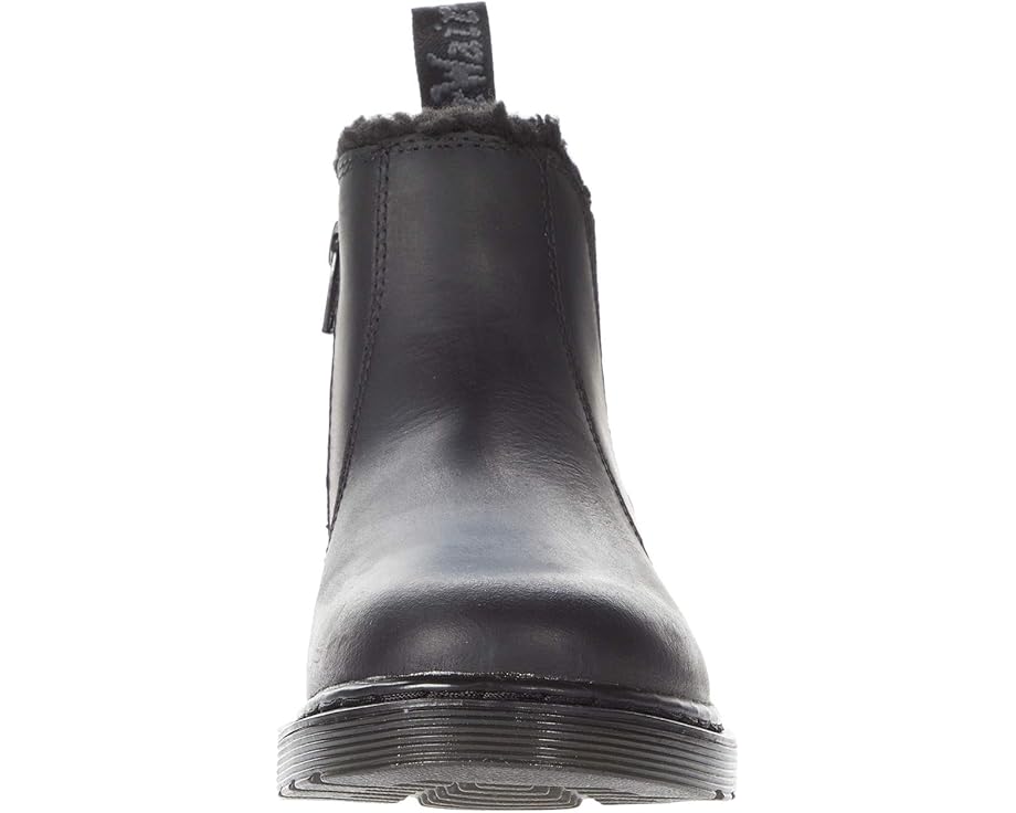 Ботинки Dr. Martens 2976 Leonore Mono для детей с подкладкой из шерпы