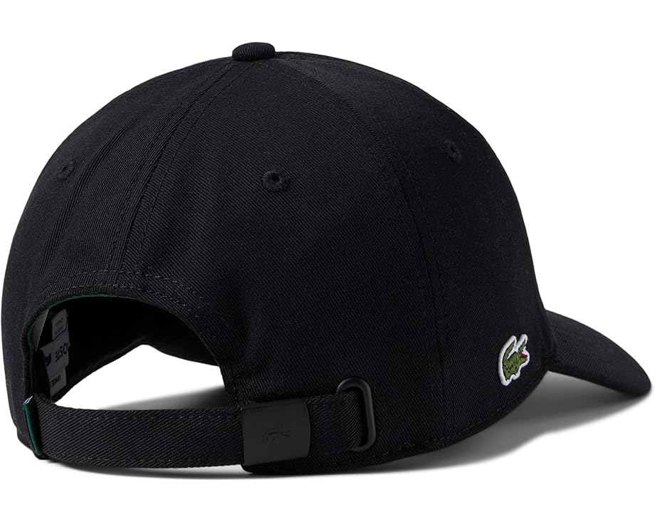 Хлопковая бейсболка Lacoste Essentials с вышитым крокодилом