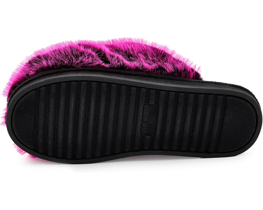 Детские тапочки Steve Madden Kids Poof из искусственного меха