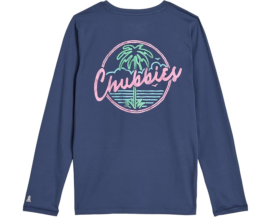 Футболка The Night Never Sleeps Chubbies Kids с длинным рукавом и принтом