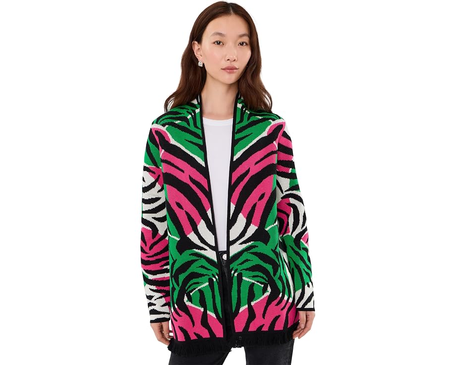 Lilly Pulitzer Кардиган Noble Jacquard из хлопка с открытым передом