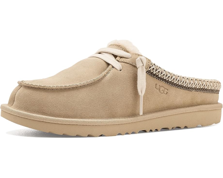 Детские тапочки UGG Kids Tasman Mule с подкладкой UGGplush и подошвой из сахарного тростника