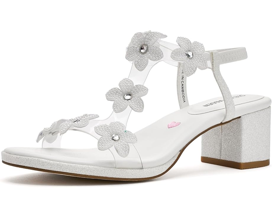 Детские сандалии Steve Madden Kids Savvy с квадратным каблуком и стразами