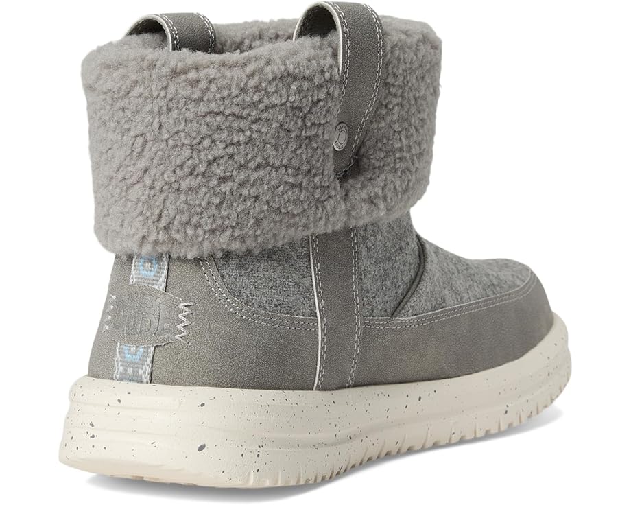 Ботинки Hey Dude Camden Cuff Wool Cozy с хлопковым верхом и водоотталкивающей кожей