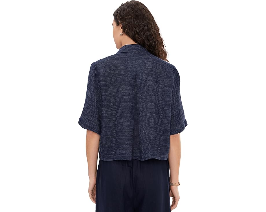 Рубашка Eileen Fisher с классическим воротником из льняной марли