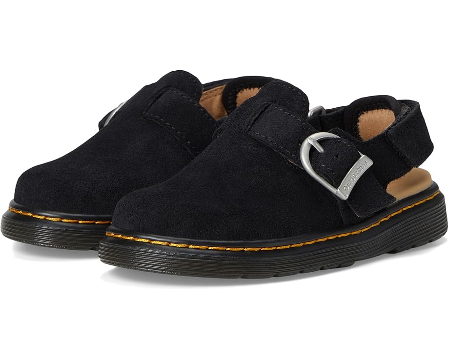 Dr. Martens Jorgie T мюли для детей из замши с регулируемой пряжкой