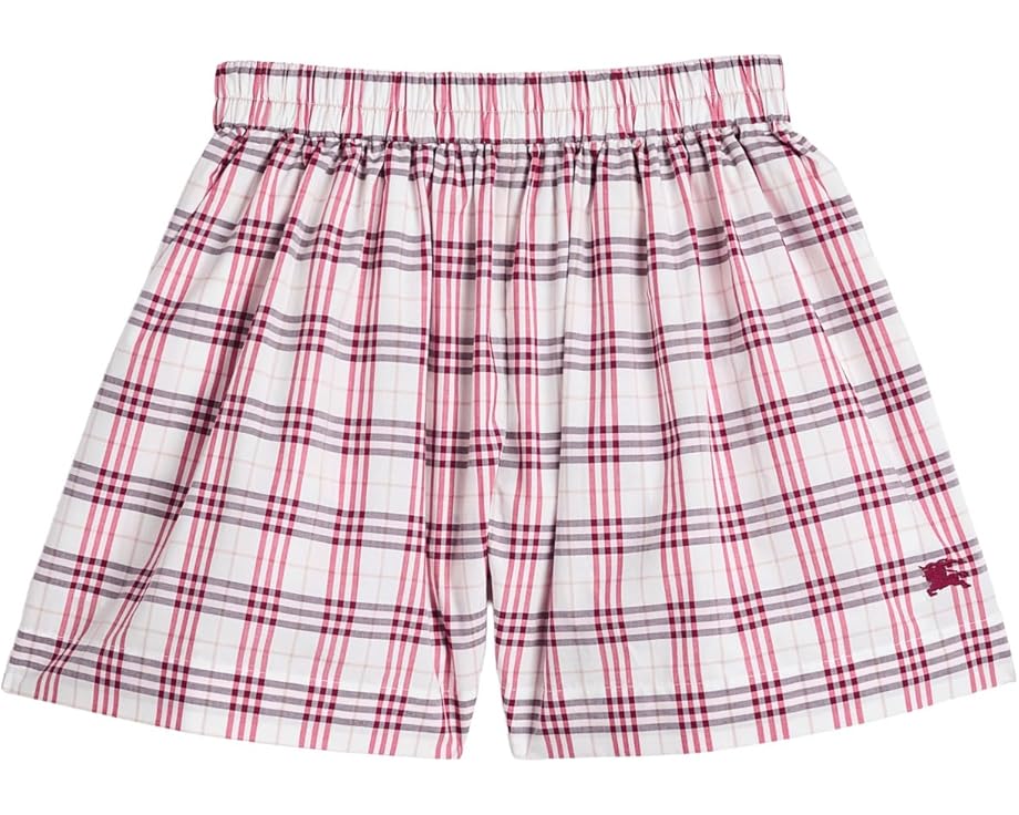 Burberry Kids Шорты Marcy с клетчатым принтом и шнурком