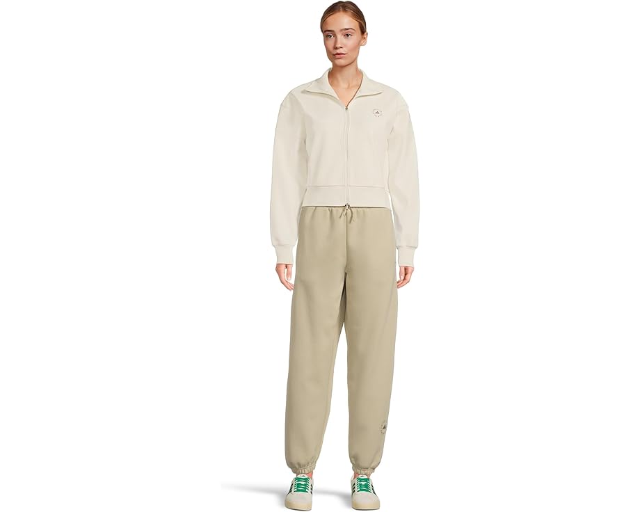 Вязанный костюмный пиджак adidas by Stella McCartney с высоким воротом и резинками