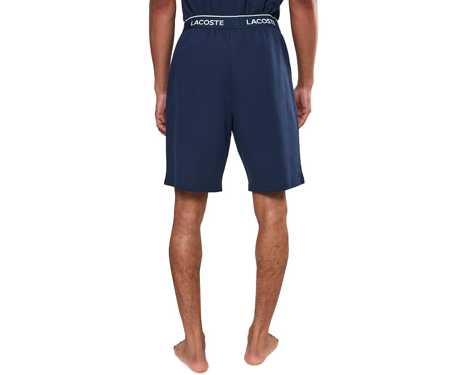 Straight Fit Fleece Pajama Shorts