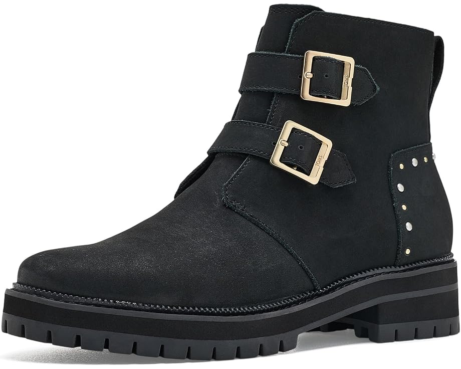 Ботинки TOMS Simone с пряжками черные