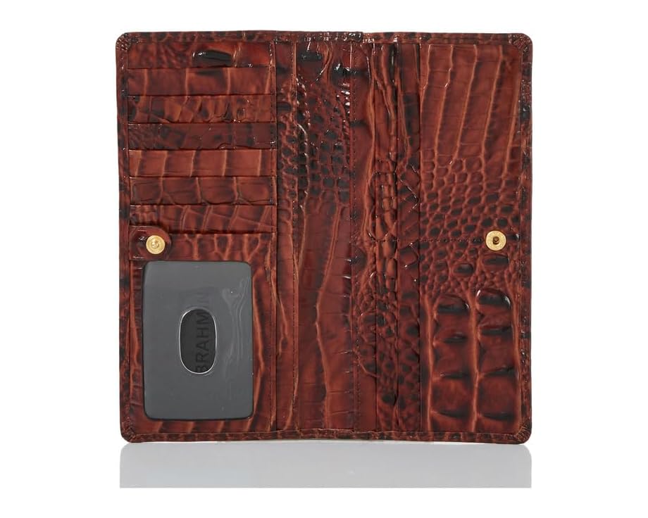 Кошелек Brahmin Melbourne Ady из кожи с одиннадцатью отделениями для карт