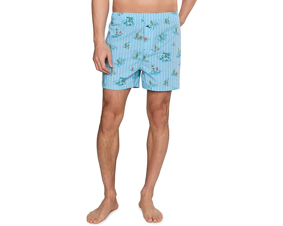 Шорты Cotton Seersucker Woven Boxer Tommy Bahama с принтом
