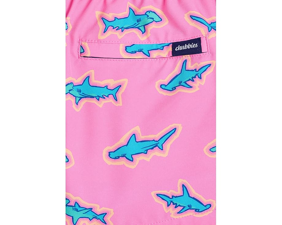 Шорты Chubbies Kids The Pink Apex Swimmers с акулами для детей