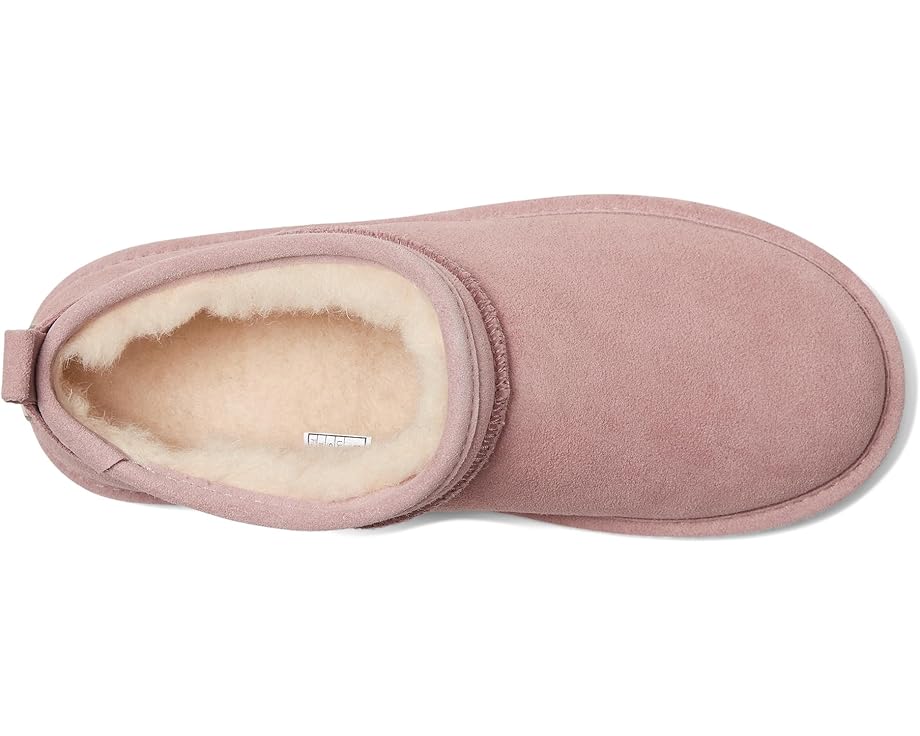Сапоги Super Shorty Bearpaw из замши с овечьей шерстью и съемной стелькой