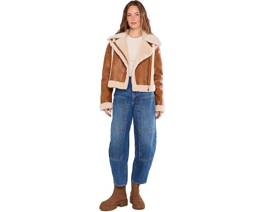Куртка Laurel Canyon Jacket из экокожи с мехом от Show Me Your Mumu