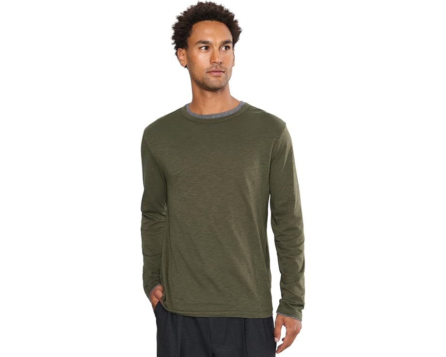 Футболка с двойным слоем из тонкого хлопка от Vince