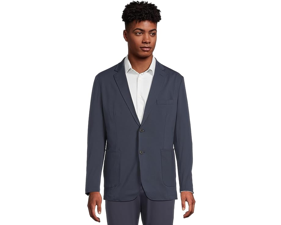 Johnston & Murphy пиджак Xc Flex Solid Knit с карманом для платка