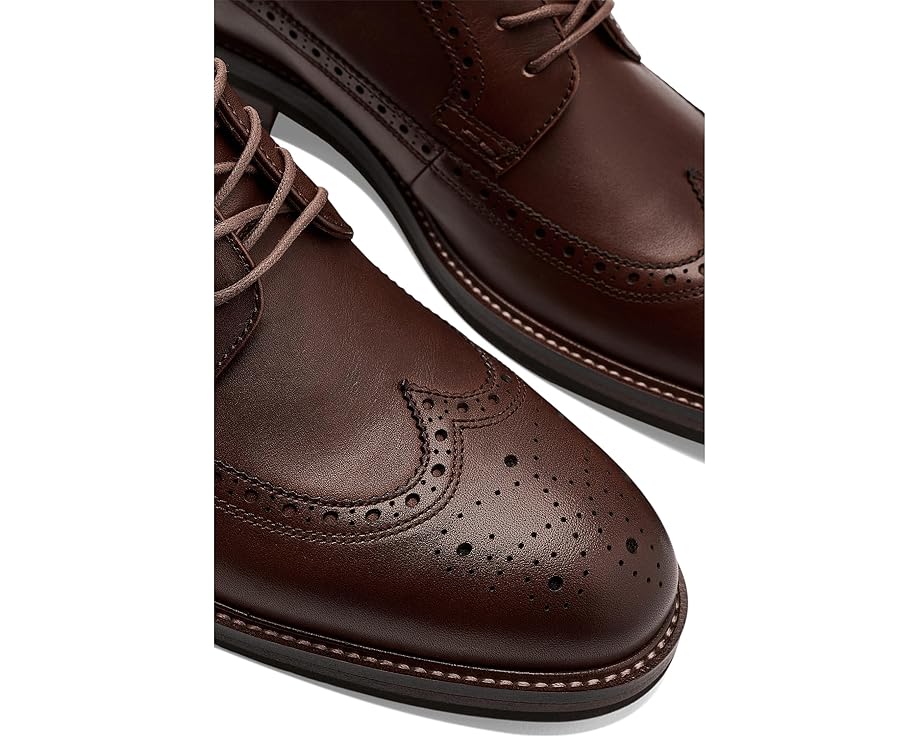 Брукфилд дерби броги Brooks Brothers из коричневой кожи