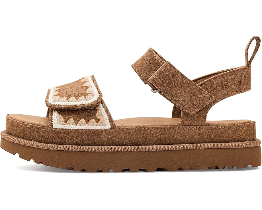 Сандалии UGG Goldenstar Artistitch с вышивкой и регулируемой лямкой