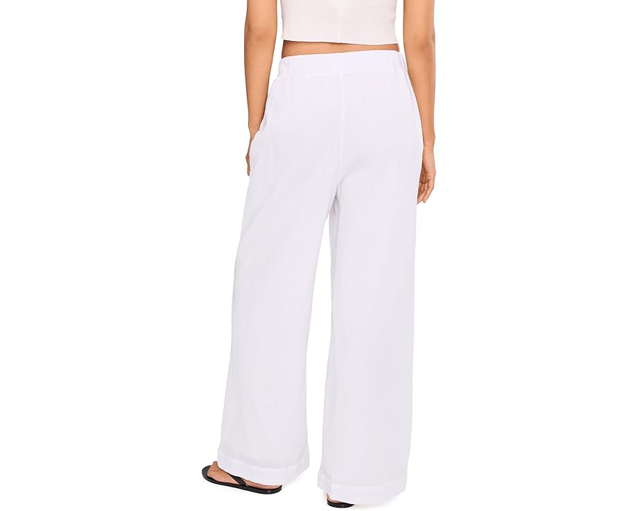 Брюки пляжные Seafolly Beach Edit из креповой ткани с карманами