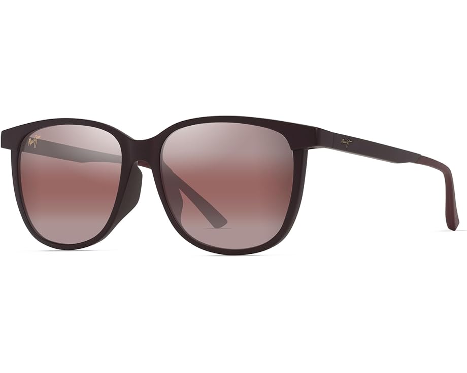 Очки Maui Jim Ilikea AF в бордовой оправе с технологией PolarizedPlus2