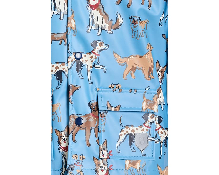Дождевик Hatley Blue Little Pups на кнопках для малышей