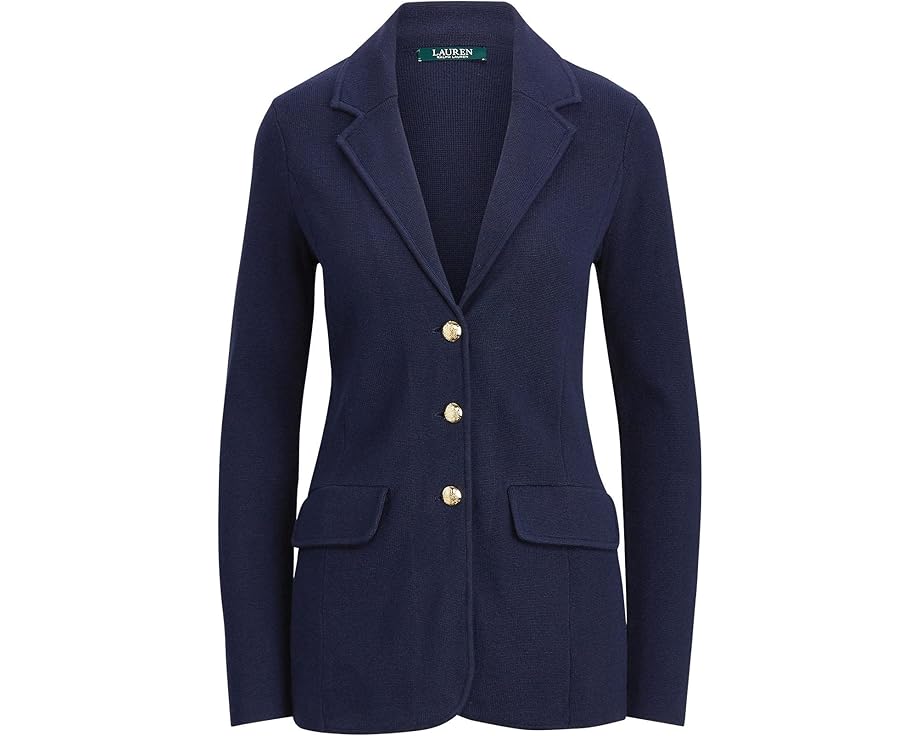 Lauren Ralph Lauren Knit Sweater Blazer блейзер из трикотажа с воротником пиджачного типа