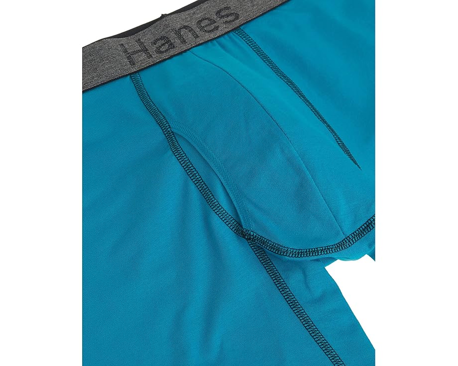 Трусы-боксеры Hanes Comfort Flex Fit ультрамягкие стрейч 3 шт набор