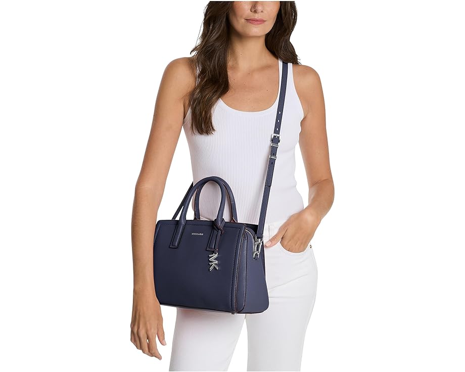 Сумка-сатчел MICHAEL Michael Kors Laila Medium из тисненой козьей кожи