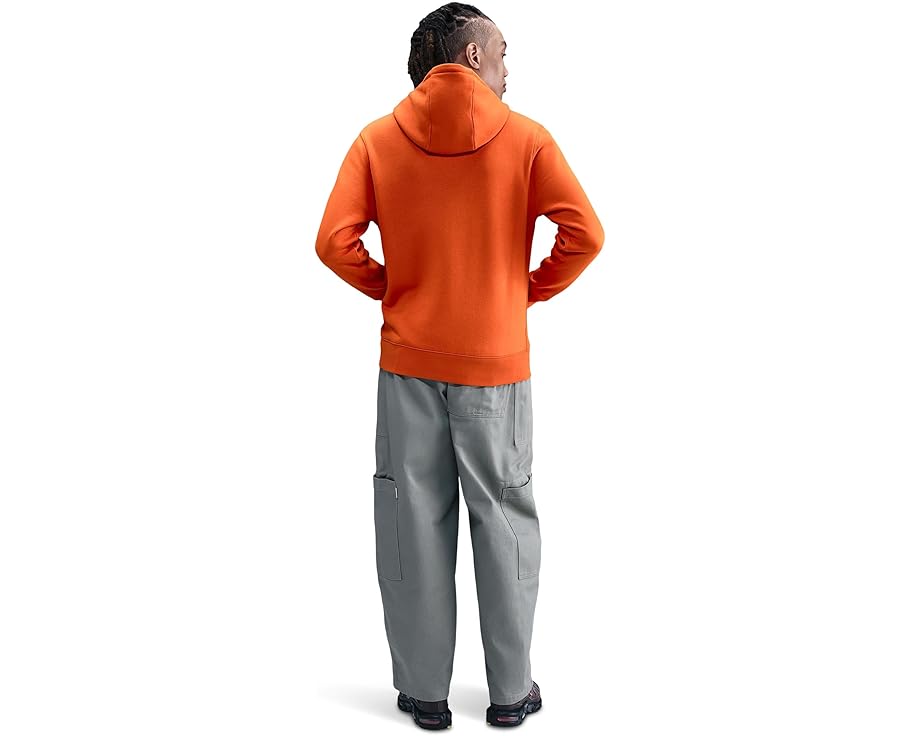 Nike Club Fleece худи с капюшоном и карманом кенгуру для баскетбола