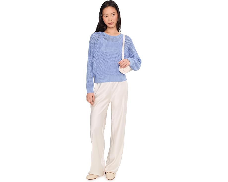 Свитер Eileen Fisher Petite с круглым вырезом из перуанской хлопковой смеси