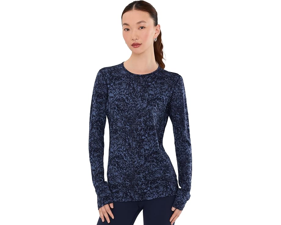 Icebreaker Merino 200 Oasis термолонгслив с узором Moss Bloom