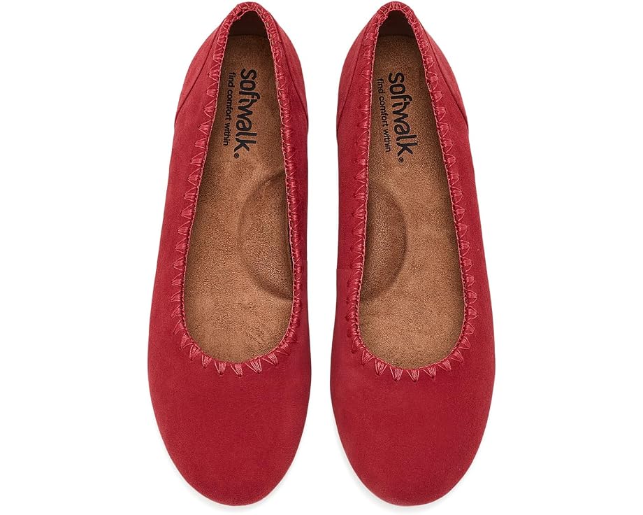 Женские балетки SoftWalk Sonoma Embroidery с вышивкой