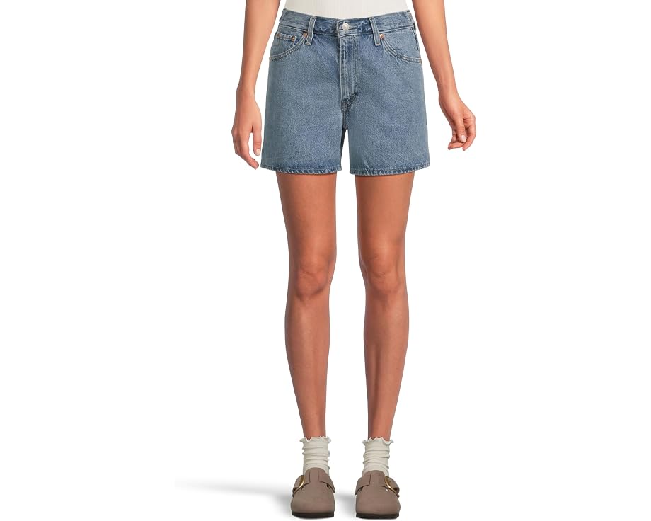 Шорты Cinch Mid-thigh от Levi's Women's с высокой посадкой